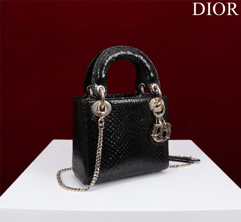 Christian Dior tote bags with a printed Dior logo on the frontChristian Dior - Luxury Bags  191