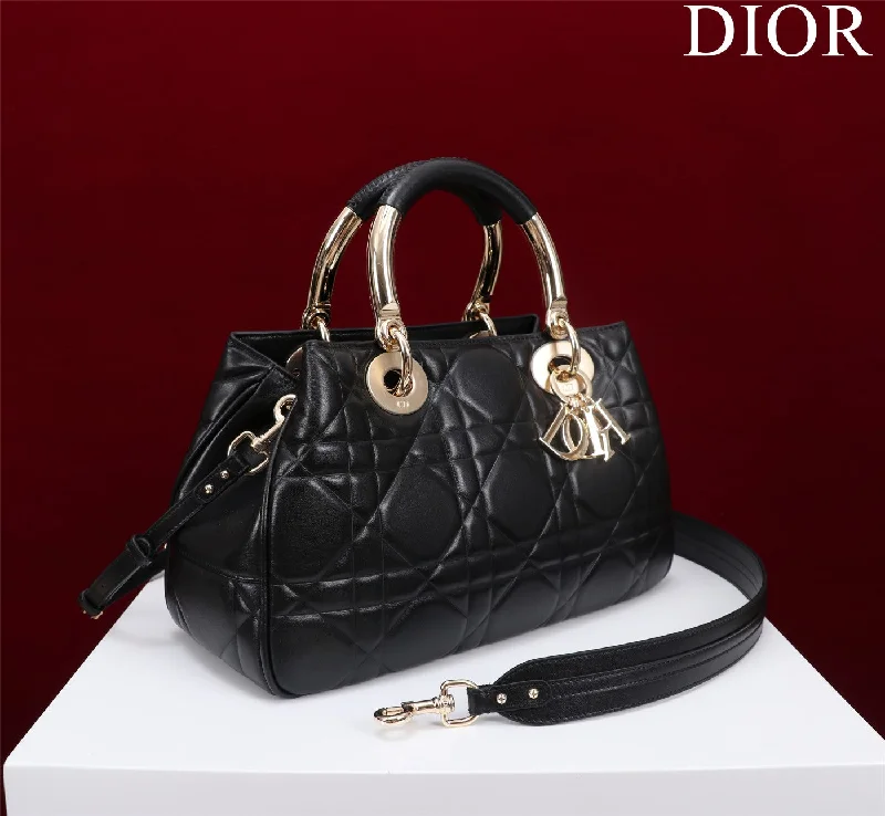 Christian Dior Saddle bags with a patent leather finish for a shiny lookChristian Dior - Luxury Bags  204