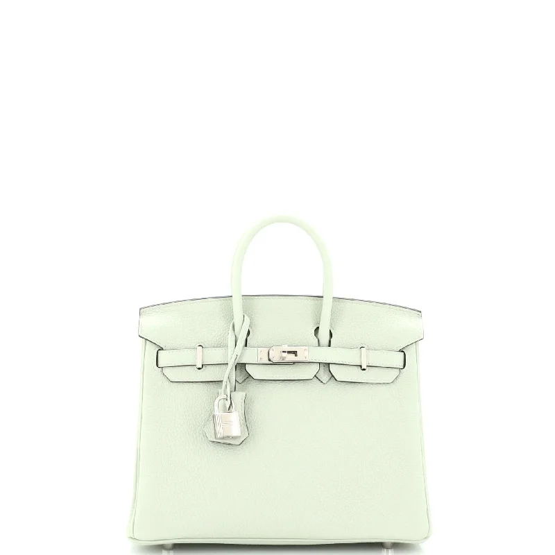 Birkin Handbag Grey Togo with Palladium Hardware 25