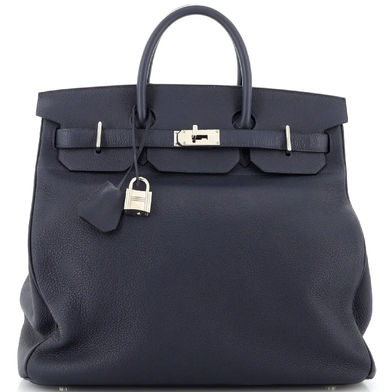 HAC Birkin Bag Bleu Nuit Togo with Palladium Hardware 40