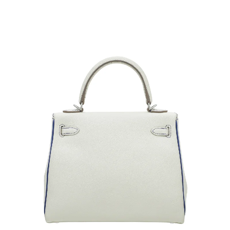 Hermes Bicolor Retourne 25 Horse Shoe Kelly Bag