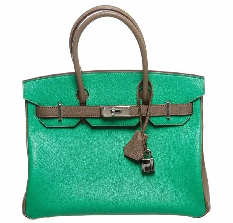 Hermès Birkin Bag 30 Bi-Color Chevre PHW