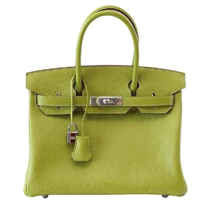 Hermès Birkin 30 Vert Anis Chevre Bag