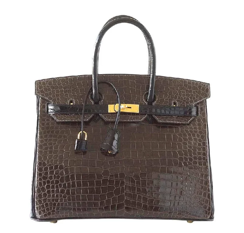 Hermès Birkin 35 Bi-Color Crocodile Special Order Bag