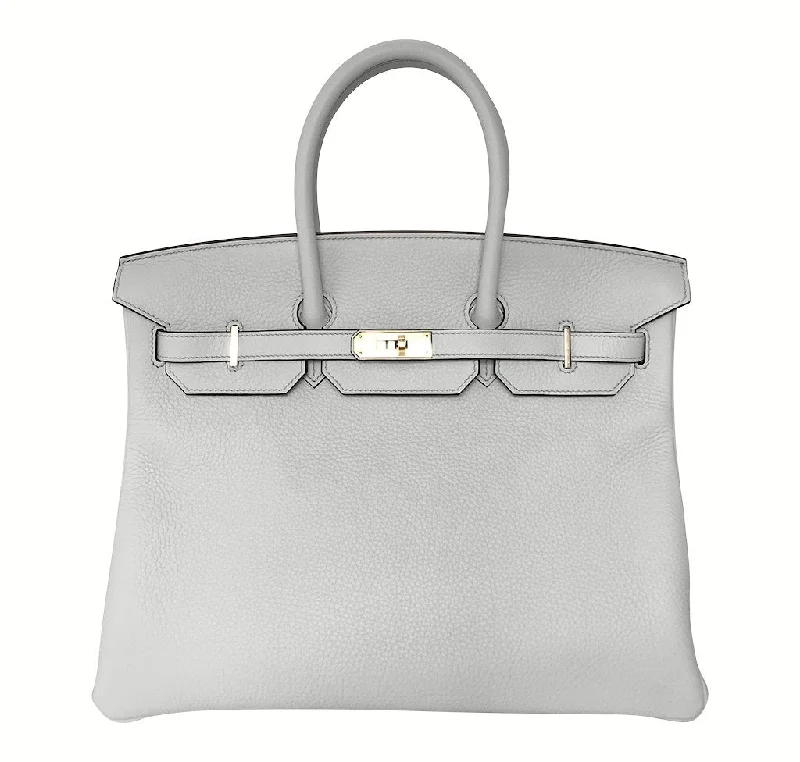 Hermès Birkin 35 Bleu Pale Bag GHW