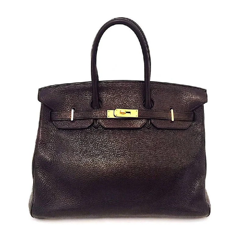 Hermès Birkin 35 Chocolate Brown Bag GHW