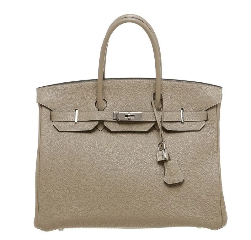 Hermès Birkin 35 Gris Tourterelle Bag PHW