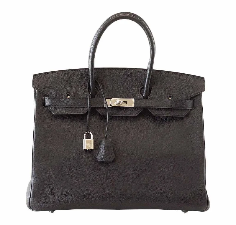 Hermès Birkin 35 Jet Black Bag PHW