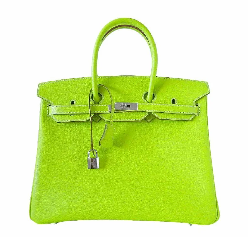 Hermès Birkin 35 Kiwi Candy Series Bag