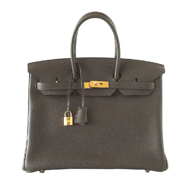 Hermès Birkin 35 Vert Bronze Bag