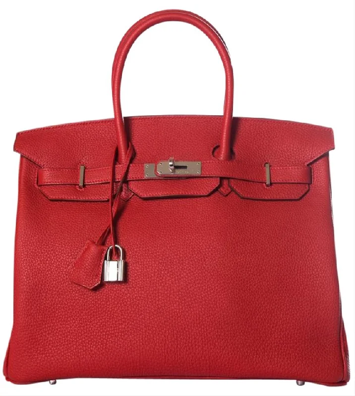 Hermès Birkin Togo Geranium Leather Tote