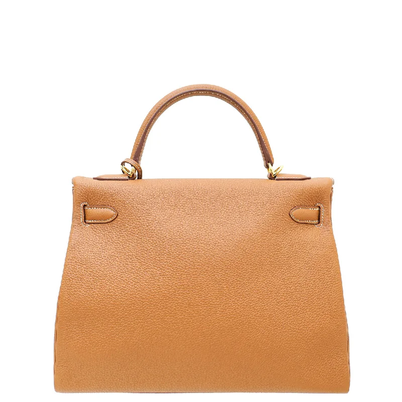 Hermes Gold Retourne Kelly 32 Bag