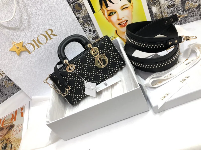 Christian Dior handbags with a snap - button closure and a decorative buckleWF - Dior Bags - 039